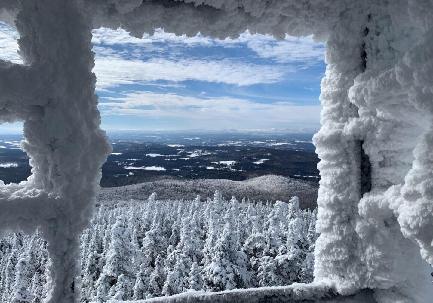 winter fire tower
